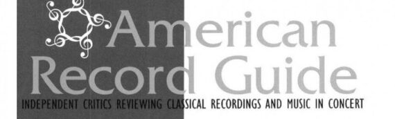 Concerto for Two Violas and Orchestra | American Record Guide March/April | 2016